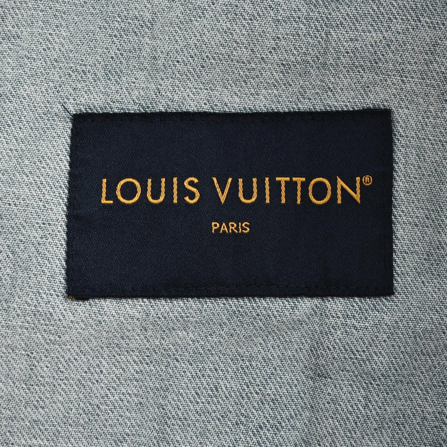 Louis Vuitton/Louis Vuitton hardware leather skateboard denim jacket